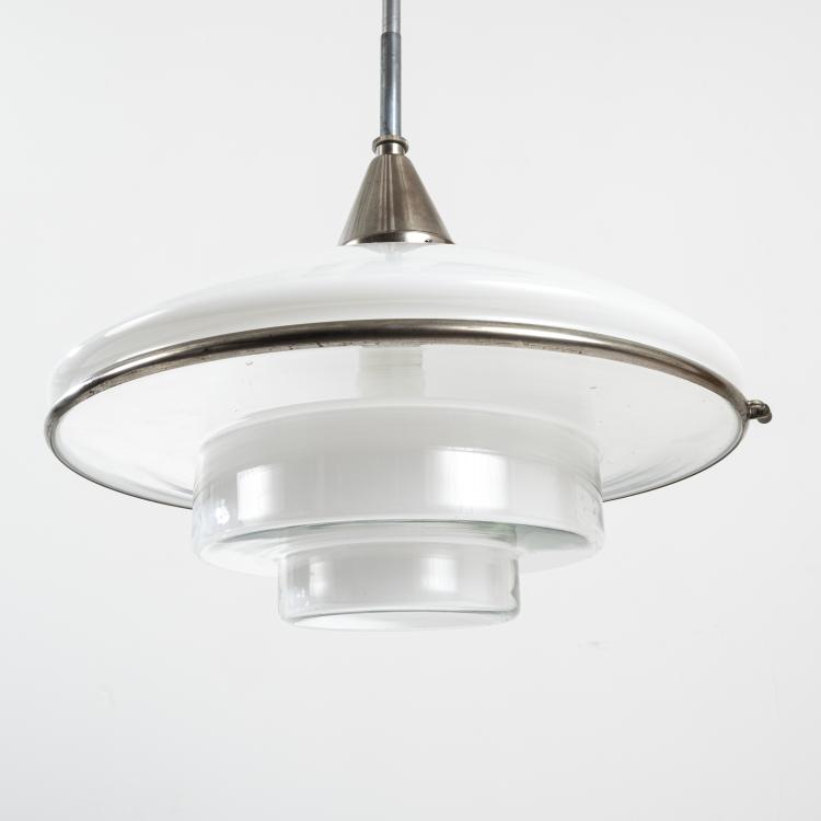 Bild 1 zu Objekt, Deckenleuchte 'Sistrah', 1931, Otto M&uuml;ller, Sistrah-Licht GmbH, Karlsruhe, 170B 291