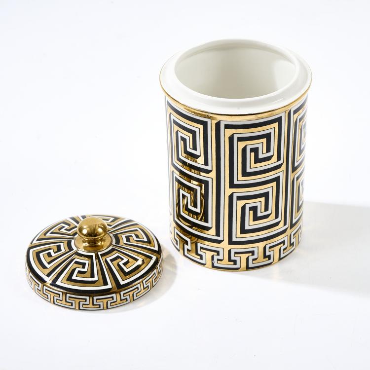 Bild 2 zu Objekt, Deckeldose 'Greca', 1950er Jahre, Piero Fornasetti, Fornasetti, Mailand, 170A 110