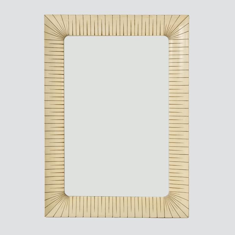 Hauptbild zu Objekt, Gro&szlig;er Wandspiegel, 1940er Jahre, Osvaldo Borsani (zugeschrieben), ABV, Varedo (zugeschrieben/ attr.), 170A 10