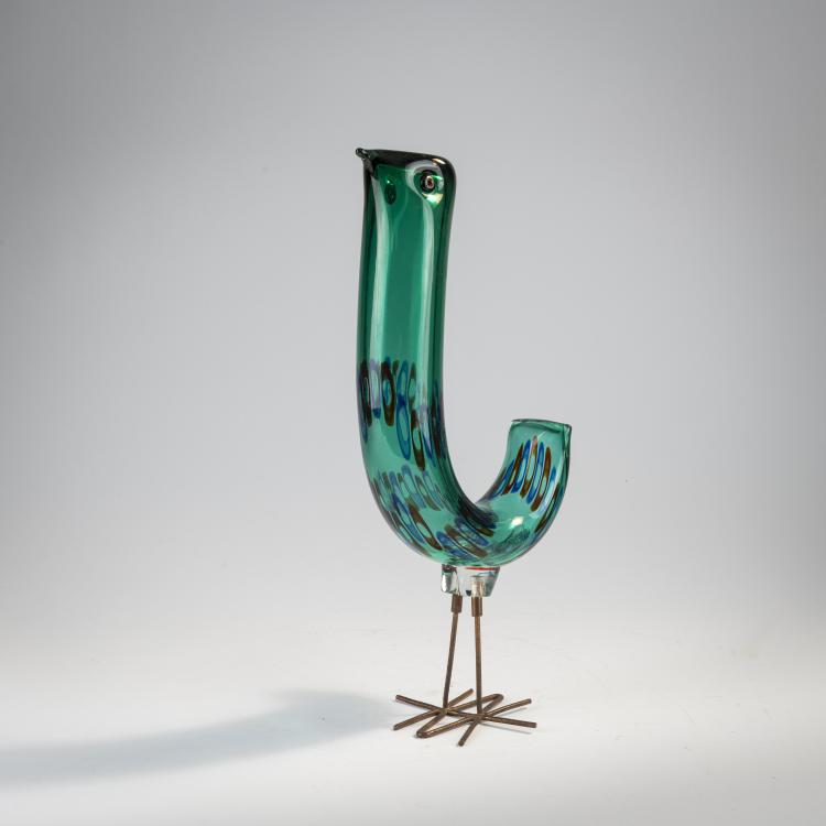 Hauptbild zu Objekt, 'Pulcino' bird, 1962, Alessandro Pianon, Vistosi, Gino, Murano, 173C 748