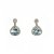 Pair of aquamarine earrings