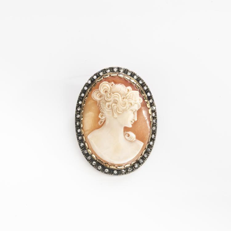 Hauptbild zu Objekt, Cameo pendant/brooch, c. 1900, Deutschland, 172E 607