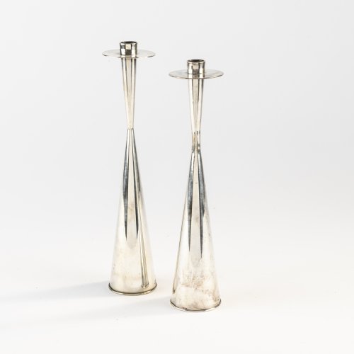 Two candlesticks, 1957