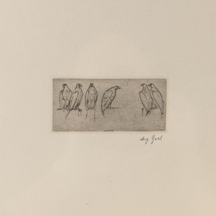 Bild 3 zu Objekt, Skizze f&uuml;r den B&auml;renbrunnen (Warenhaus Wertheim in Berlin), um 1900 und Skizzen Tierstudien, um 1920, August Gaul, 172C 393