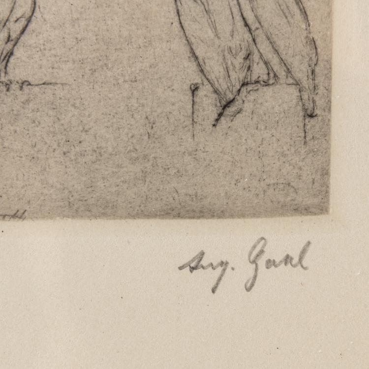 Bild 4 zu Objekt, Skizze f&uuml;r den B&auml;renbrunnen (Warenhaus Wertheim in Berlin), um 1900 und Skizzen Tierstudien, um 1920, August Gaul, 172C 393