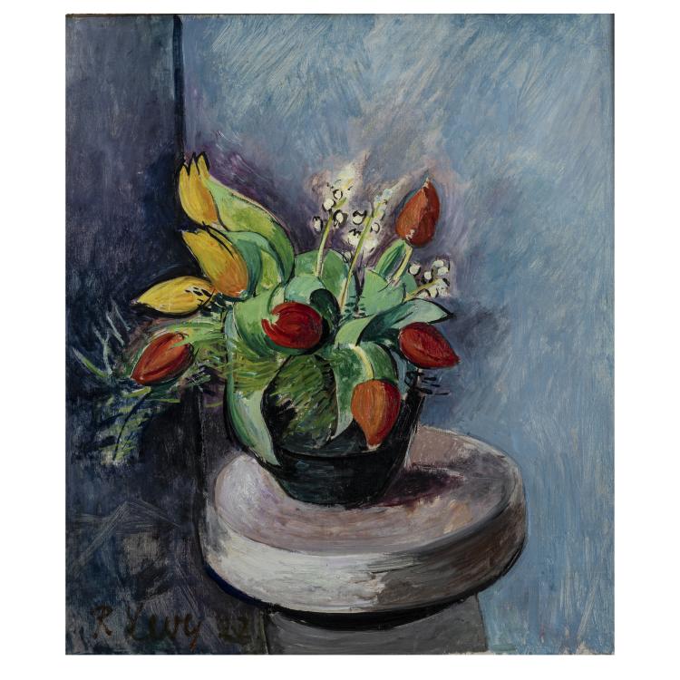 Hauptbild zu Objekt, 'Tulpen', 1922, Rudolf Levy, 172C 395