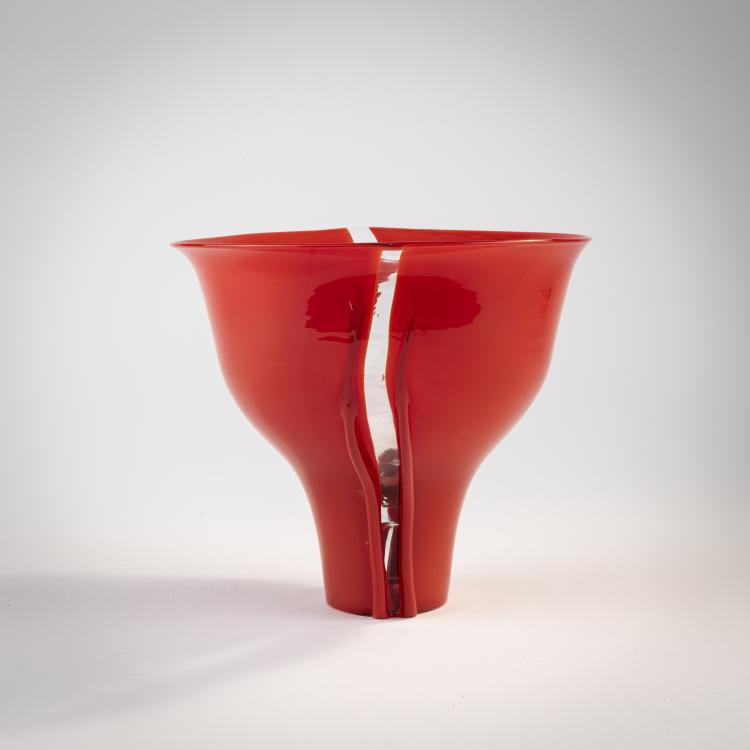 Hauptbild zu Objekt, Vase 'Scolpito', c. 1966, Toni Zuccheri, Venini & C., Murano, 170C 590