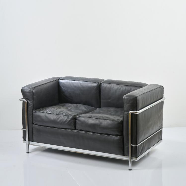 Bild 6 zu Objekt, 'LC 2' settee, 1928, Pierre Jeanneret,Charlotte Perriand,Le Corbusier Charles-&Eacute;douard Jeanneret-Gris, Cassina, Mailand, 170B 474
