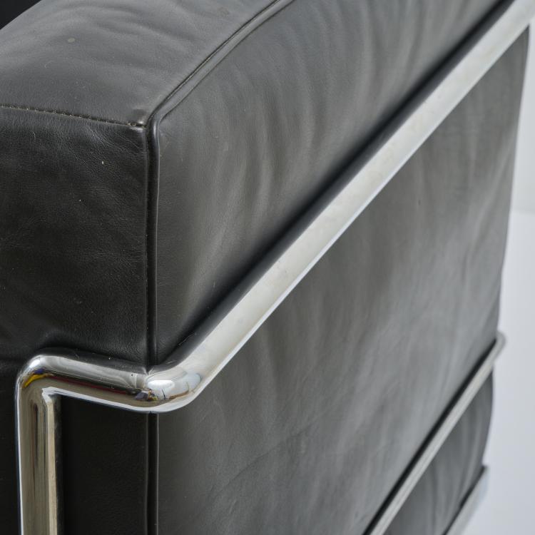 Bild 8 zu Objekt, 'LC 2' settee, 1928, Pierre Jeanneret,Charlotte Perriand,Le Corbusier Charles-&Eacute;douard Jeanneret-Gris, Cassina, Mailand, 170B 474