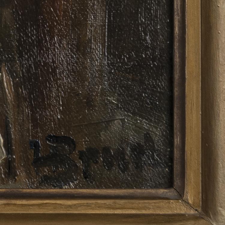 Bild 1 zu Objekt, Lady at the window, around 1900, Hermann Bruck, 172C 392