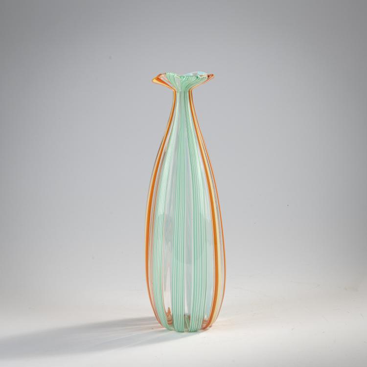 Bild 2 zu Objekt, Vase 'Millerighe' or 'Millefili', c. 1954, Ermanno Toso, Toso, Fratelli, Murano, 170C 706
