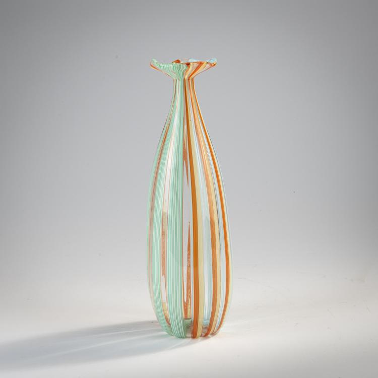 Bild 3 zu Objekt, Vase 'Millerighe' or 'Millefili', c. 1954, Ermanno Toso, Toso, Fratelli, Murano, 170C 706