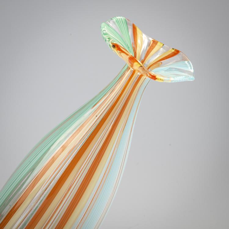 Bild 4 zu Objekt, Vase 'Millerighe' or 'Millefili', c. 1954, Ermanno Toso, Toso, Fratelli, Murano, 170C 706