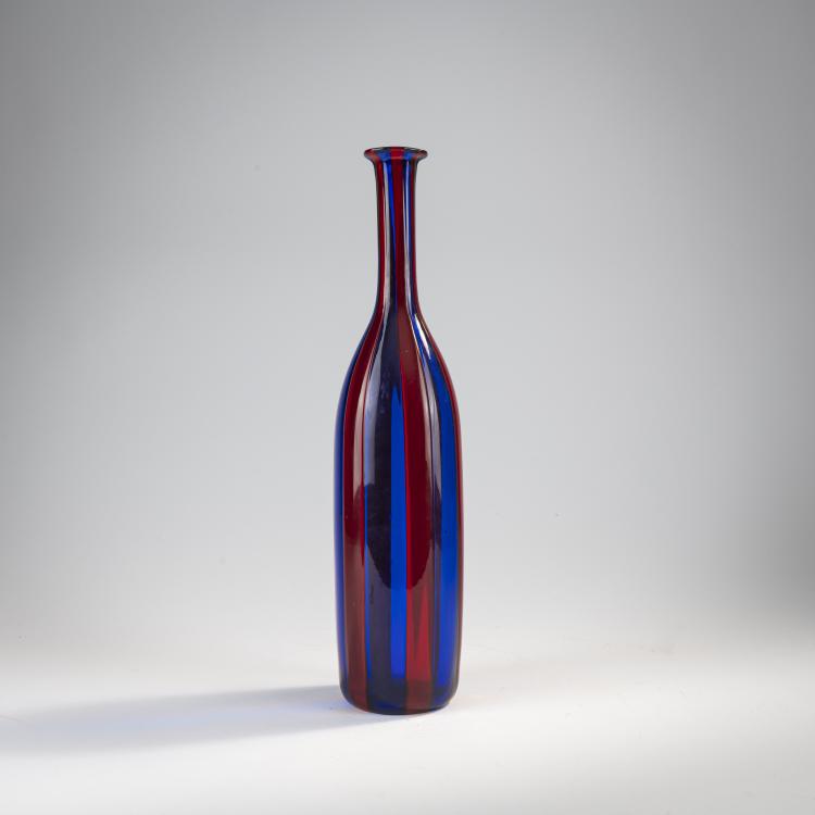 Bild 1 zu Objekt, 'A fasce verticale' bottle, c. 1951, Fulvio Bianconi, Venini & C., Murano, 170C 560