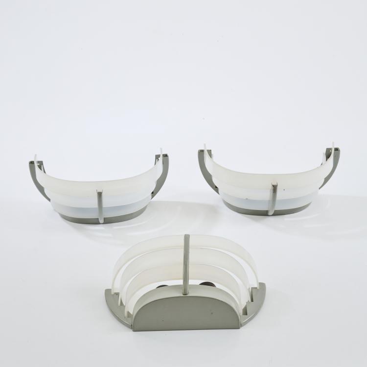 Hauptbild zu Objekt, Three wall lights, 1930s, Tschechoslowakei, 170B 354