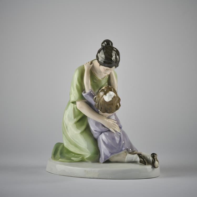 Bild 1 zu Objekt, Mother and Child, 1919-26, Fraureuth, Porzellanfabrik, 171C 501
