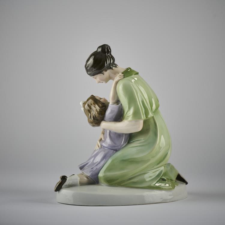 Bild 3 zu Objekt, Mother and Child, 1919-26, Fraureuth, Porzellanfabrik, 171C 501