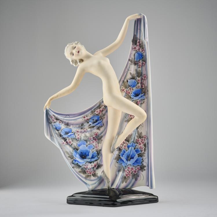 Hauptbild zu Objekt, 'Nocturno', 1937/38, Josef Melcher,Karl Nieschlag, Goldscheider, Wien, 171C 601