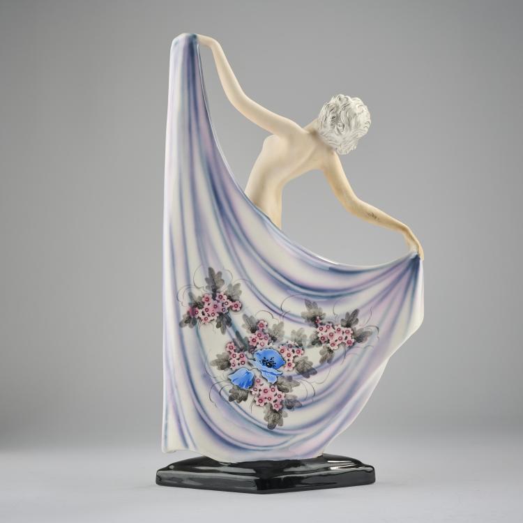 Bild 2 zu Objekt, 'Nocturno', 1937/38, Josef Melcher,Karl Nieschlag, Goldscheider, Wien, 171C 601