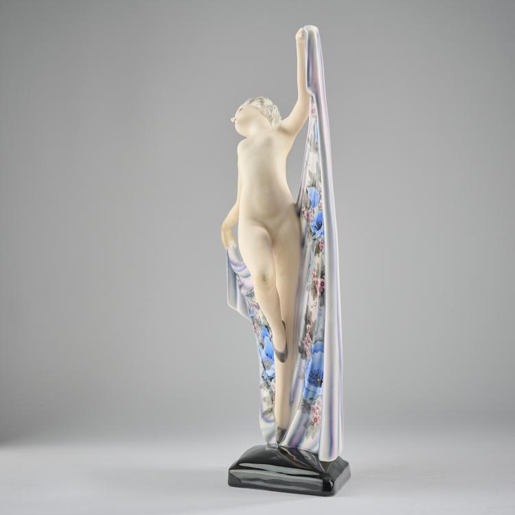 Bild 3 zu Objekt, 'Nocturno', 1937/38, Josef Melcher,Karl Nieschlag, Goldscheider, Wien, 171C 601