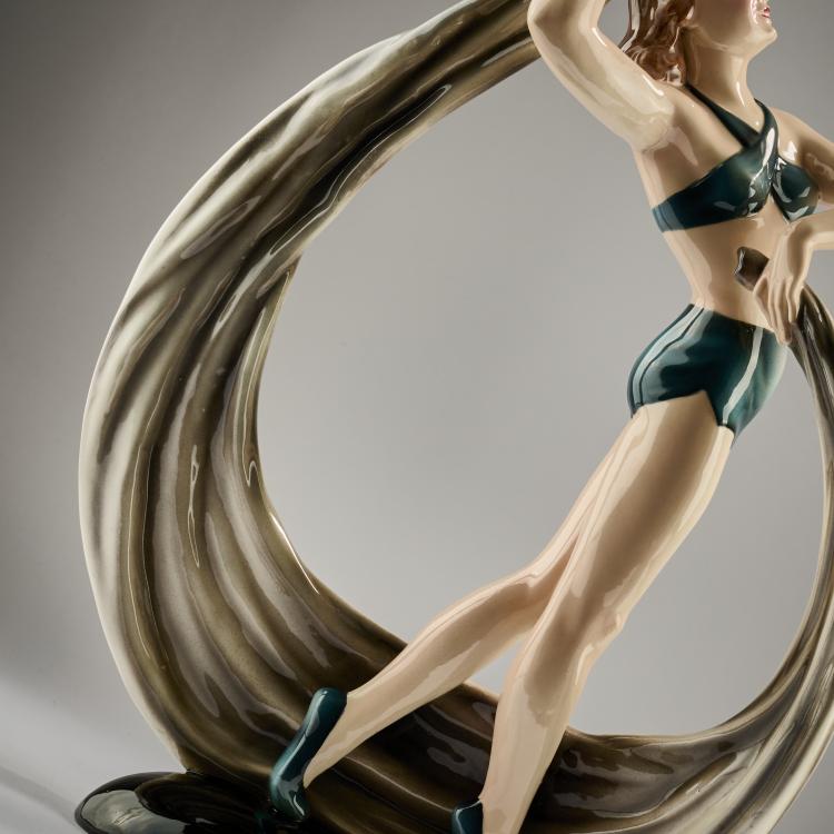 Bild 8 zu Objekt, Dancer, 1930s, Keramos, Wiener Kunst-Keramik und Porzellanmanufaktur, Wien, 171C 611