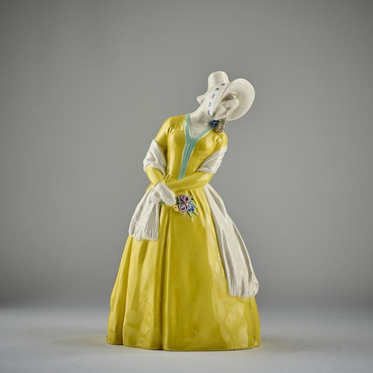 Bild 1 zu Objekt, Crinoline 'Spring', c. 1908, Johanna Meier-Michel, Gmundner Keramik, 171C 557