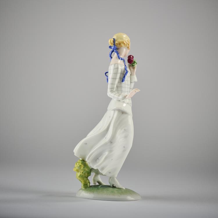 Bild 2 zu Objekt, 'Die ersten Rosen', um 1930, Ida Schwetz-Lehmann, Augarten, Wien, 171C 481