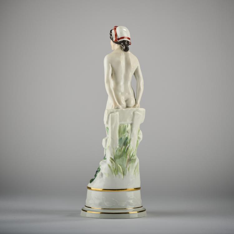 Bild 2 zu Objekt, 'Girl Nude', 1909-11, Jo&eacute; Descomps,Joseph Cormier, Meissen, KPM, 171C 534