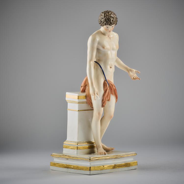 Hauptbild zu Objekt, 'Antinous', 1787, Christian Gottfried J&uuml;chtzer, Meissen, KPM, 171C 513
