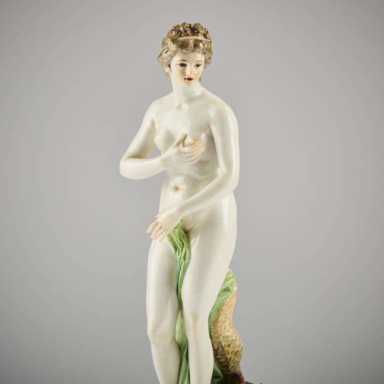 Bild 5 zu Objekt, 'Venus with Dolphin', 1784, Johann Carl Sch&ouml;nheit, Meissen, KPM, 171C 509