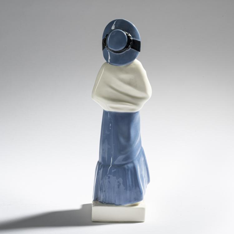 Bild 2 zu Objekt, 'Girl with a Bouquet of Flowers', c. 1910, Hugo F. Kirsch, Kirsch, Hugo F., Wien, 171C 612