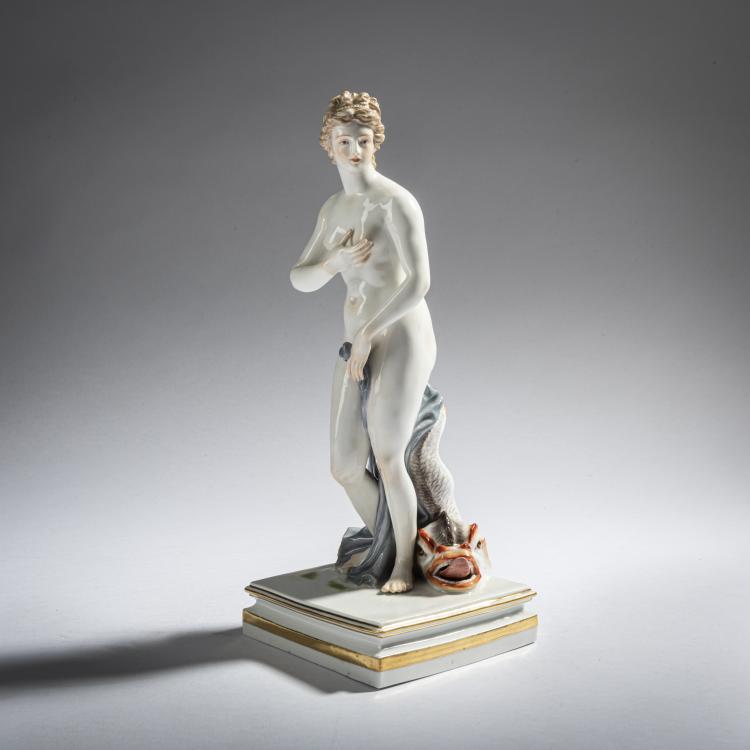 Bild 2 zu Objekt, 'Venus with Dolphin', 1784, Johann Carl Sch&ouml;nheit, Meissen, KPM, 171C 510