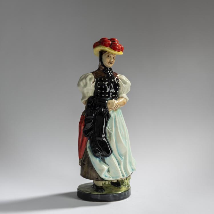 Hauptbild zu Objekt, 'Gutacherin', 1935, Anton Kling, Karlsruhe, Majolika-Manufaktur, 171C 608