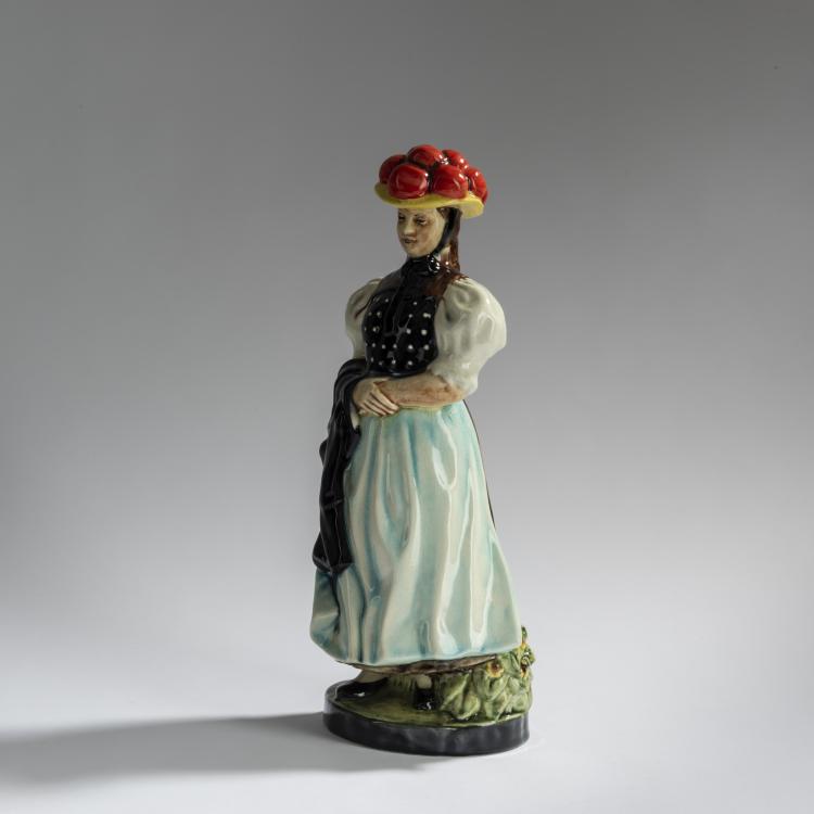 Bild 3 zu Objekt, 'Gutacherin', 1935, Anton Kling, Karlsruhe, Majolika-Manufaktur, 171C 608