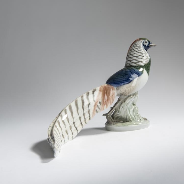 Bild 1 zu Objekt, Silver Pheasant, 1917, Andrea Nielsen, Kopenhagen, KPM, 171C 503