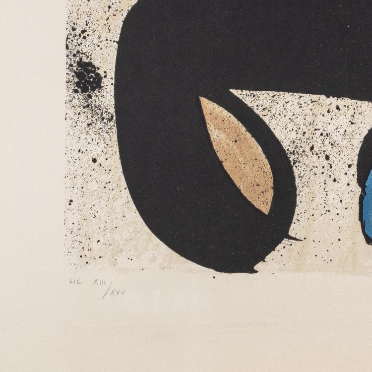 Bild 2 zu Objekt, 'El Rei Garell', 1979, Joan Mir&oacute;, Litografias artisticas Damia Caus, Barcelona, Galeria Maeght, Barcelona, 172C 427