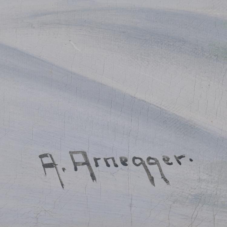 Bild 1 zu Objekt, Dusk in the mountains in Tyrol, probably around 1920, Alois Arnegger, 172C 399