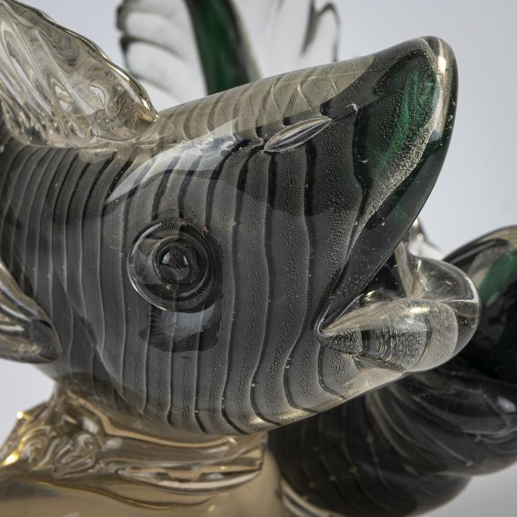 Bild 4 zu Objekt, Two fish, c. 1940, Alfredo Barbini, V.A.M.S.A., Murano, 170C 518