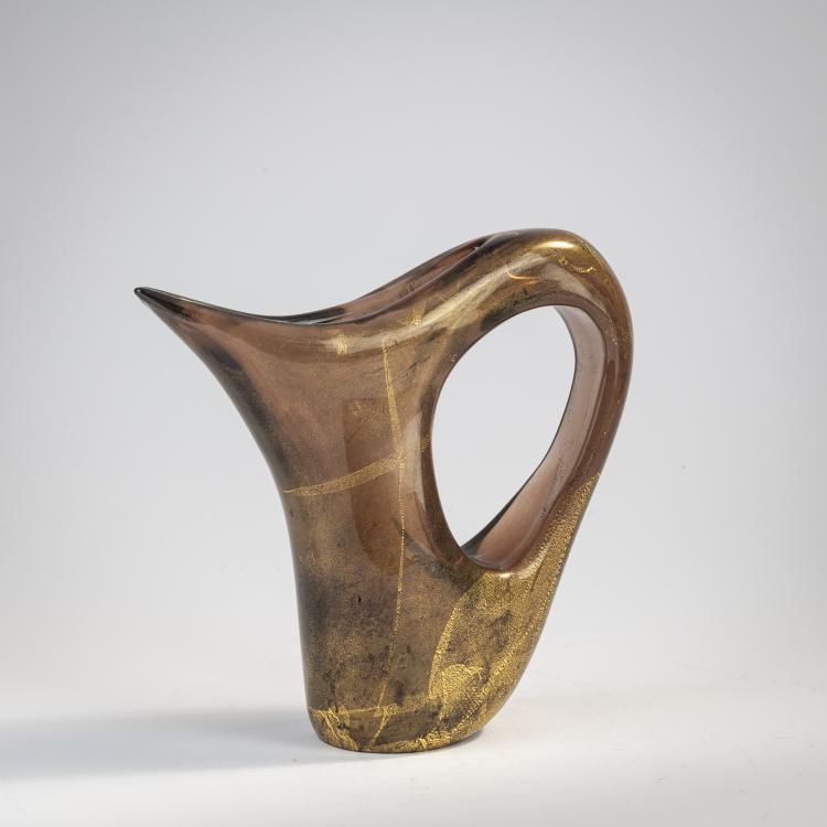 Hauptbild zu Objekt, 'Anse volante' vase, c. 1952, Giorgio Ferro, A.Ve.M., Murano, 170C 676