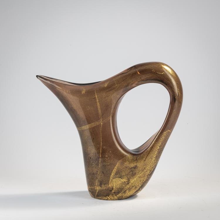 Bild 1 zu Objekt, 'Anse volante' vase, c. 1952, Giorgio Ferro, A.Ve.M., Murano, 170C 676