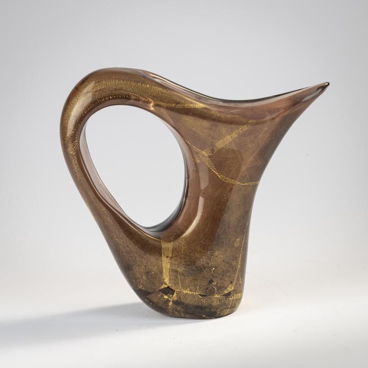 Bild 4 zu Objekt, 'Anse volante' vase, c. 1952, Giorgio Ferro, A.Ve.M., Murano, 170C 676