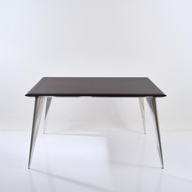 Hauptbild zu Objekt, 'J. (S&eacute;rie Lang)' table, 1991, Philippe Starck, Driade Aleph, Corsico., 181A 495