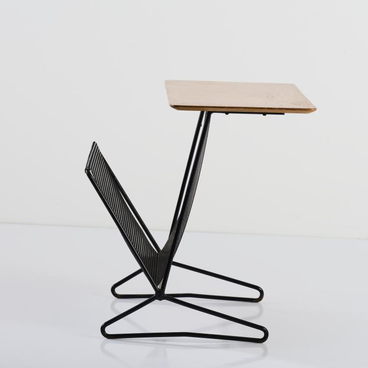 Bild 1 zu Objekt, Beistelltisch mit Zeitungsablage 'TM-05', 1954, Cees Braakman, UMS Pastoe, Utrecht, 170B 445