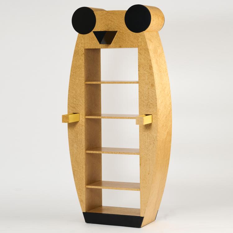 Bild 4 zu Objekt, Unique bookcase 'Owl', c. 1989, Norbert Berghof,Michael Landes,Wolfgang Rang, Draenert Studio GmbH, Immenstaad, 172A 180