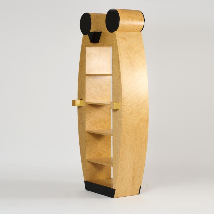 Bild 7 zu Objekt, Unique bookcase 'Owl', c. 1989, Norbert Berghof,Michael Landes,Wolfgang Rang, Draenert Studio GmbH, Immenstaad, 172A 180