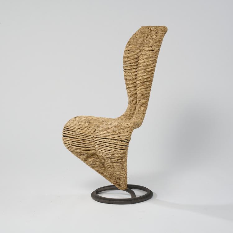 Hauptbild zu Objekt, Sessel 'S-Chair', 1988, Tom Dixon, Cappellini, Arosio, 170B 382