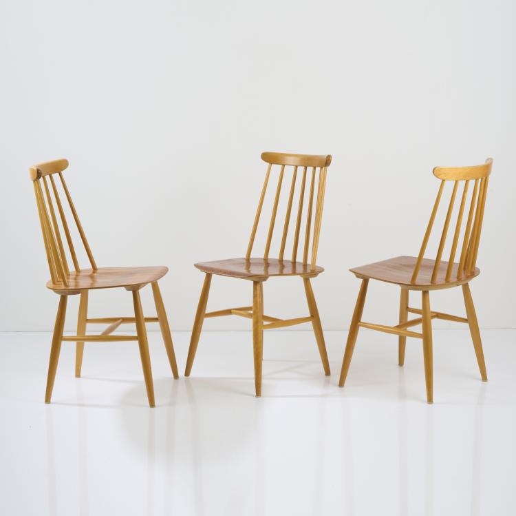 Bild 1 zu Objekt, Drei St&uuml;hle 'Fanett 65 T', um 1958, Ilmari Tapiovaara, Edsby Verken, Edsbyn, 170B 416