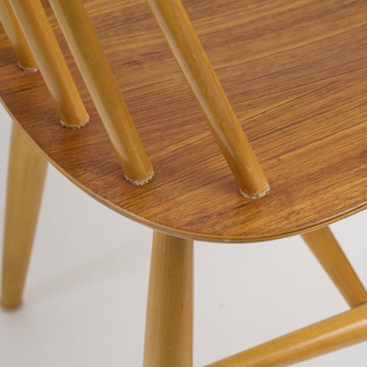 Bild 4 zu Objekt, Drei St&uuml;hle 'Fanett 65 T', um 1958, Ilmari Tapiovaara, Edsby Verken, Edsbyn, 170B 416