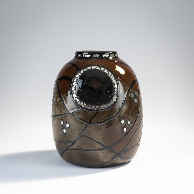 Hauptbild zu Objekt, Vase 'Silver Mosaic', c. 1906, Max Laeuger, Laeuger, Max, Kandern, 171B 381