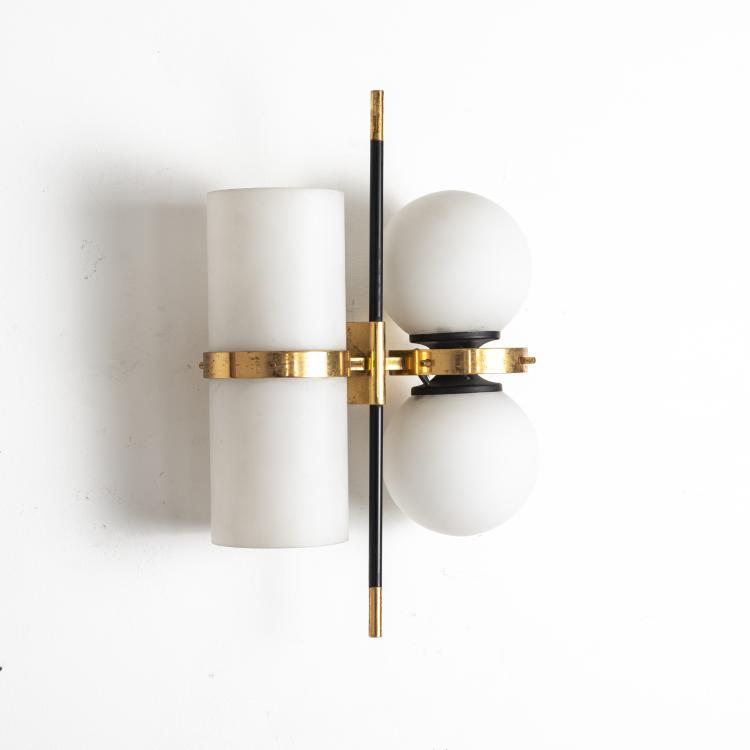 Hauptbild zu Objekt, Wandleuchte, 1950er Jahre, Bruno Chiarini, Italien, 170A 36